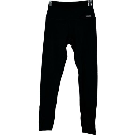 PINK Victoria's Secret Pants - Victoria's Secret Pink Ultimate Size Small Black Full Length Leggings Athleisure
